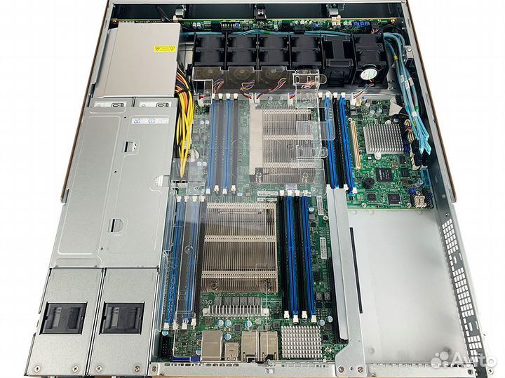 Сервер Supermicro 6018R-wtrt 2x E5-2630v4 16Gb