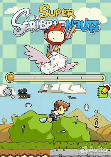 Super Scribble Nauts, б/у (DS)