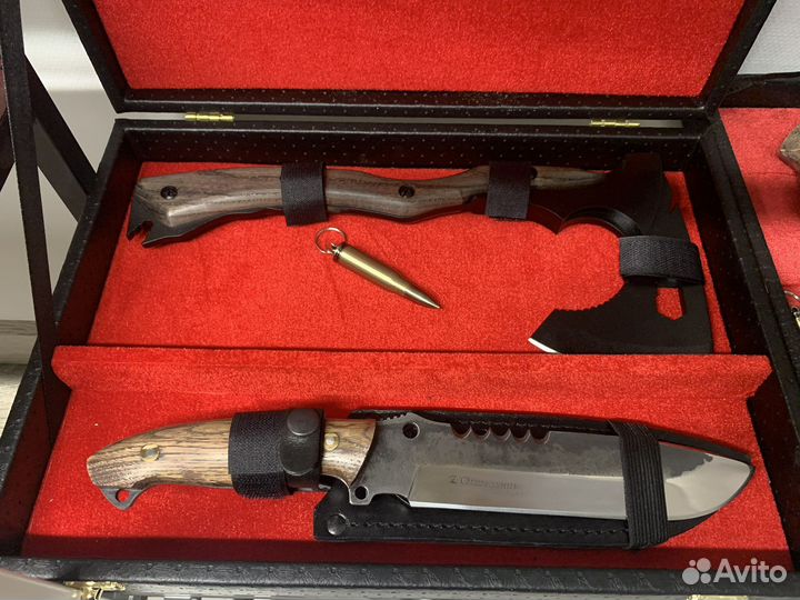 Крутые наборы мужчине на Подарок топор кейс нож