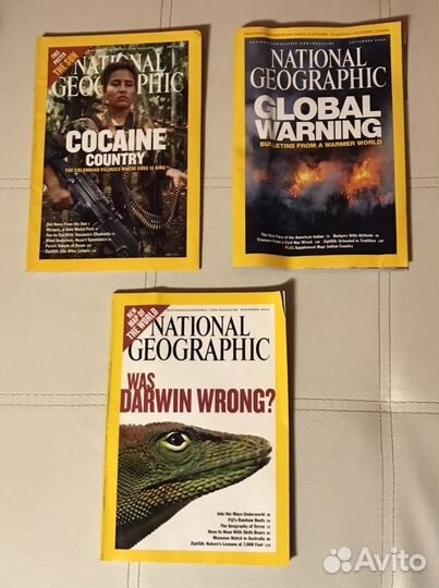 National geographic на англ., 2002 и 2004