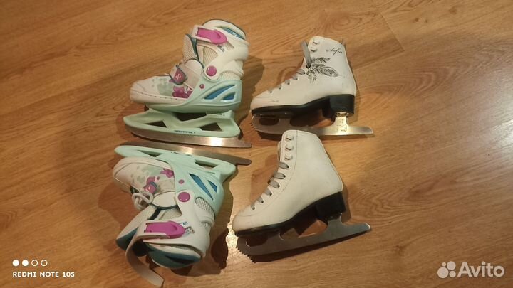 Коньки фигурные и раздвижные