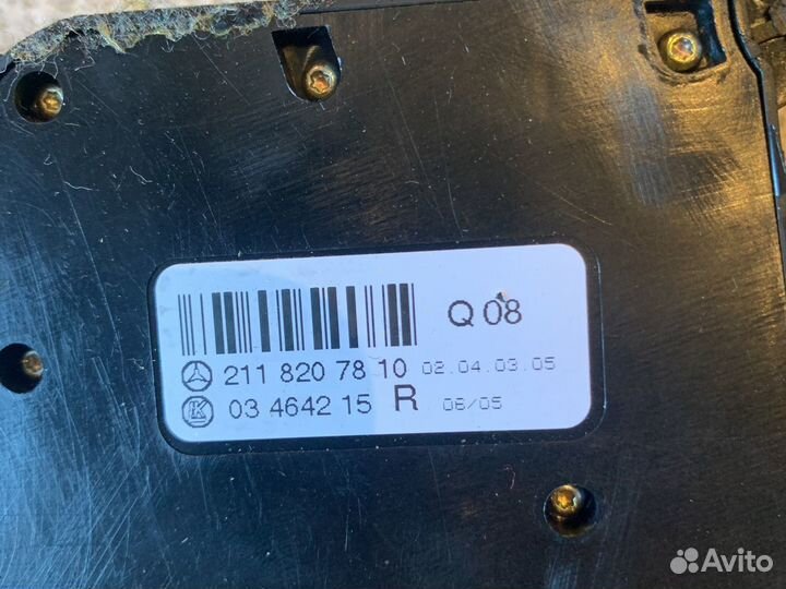 Блок памяти сидения на Мерседес w211