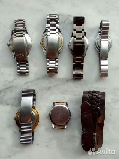 Часы наручные СССР обслуженные на ходу