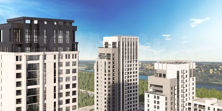 3-к. квартира, 96,8 м², 9/22 эт.