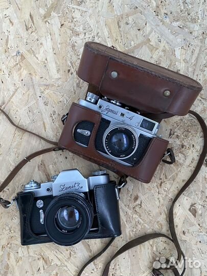 Фотоаппарат Зоркий-4 и Зенит-3м