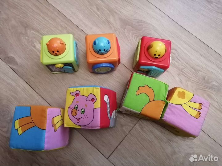 Кубики детские развивающие