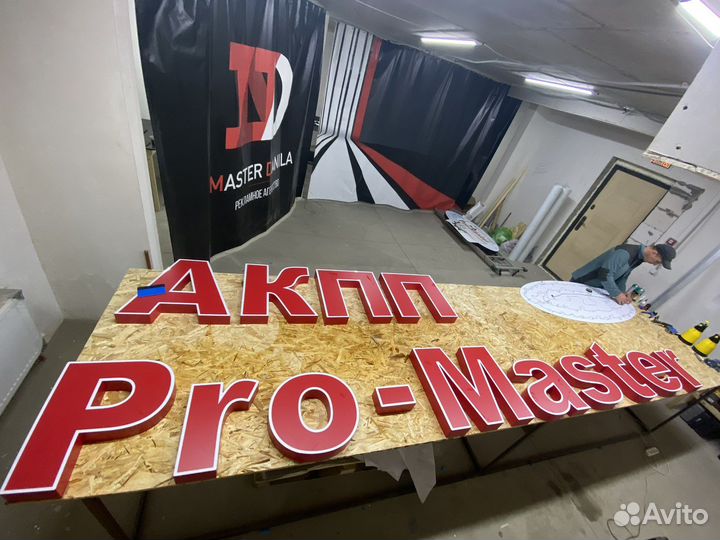 Яркие вывески, Буквы с подсветкой, Таблички пвх