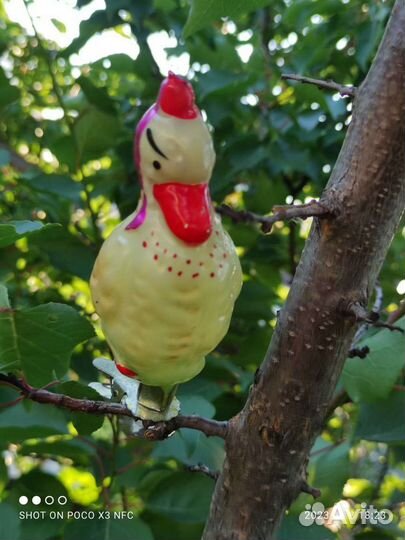 Ёлочная игрушка СССР. Утка