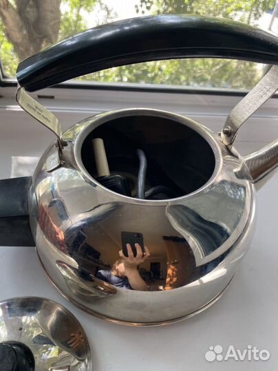 Чайник стальной электрический СССР