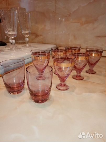 Набор посуды из стекла СССР