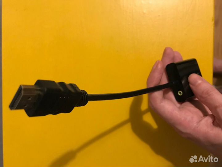 Адаптер hama H-54569, hdmi (m) - VGA (f)