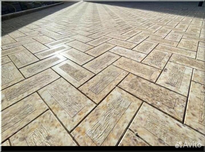 Тотуарная плитка каменный цветок