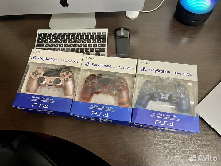 Джойстики на playstation 4 Dualshock 4 прозрачные