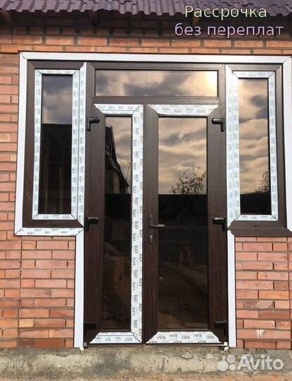 Пластиковые двери в рассрочку