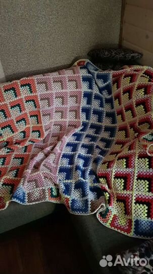 Плед ручной работы