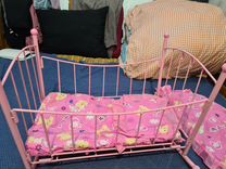 Детская кровать железная, для кукол