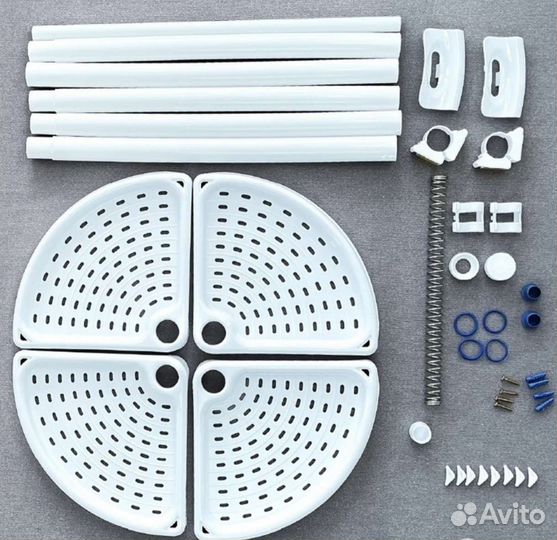 Угловая полка для ванной