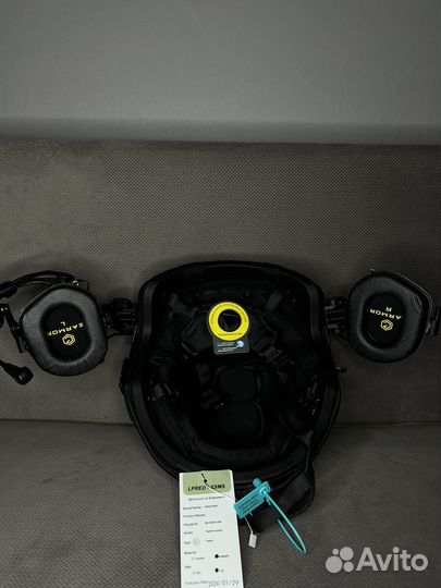 Шлем безухий OPS Core бр2 + наушники Earmor M32