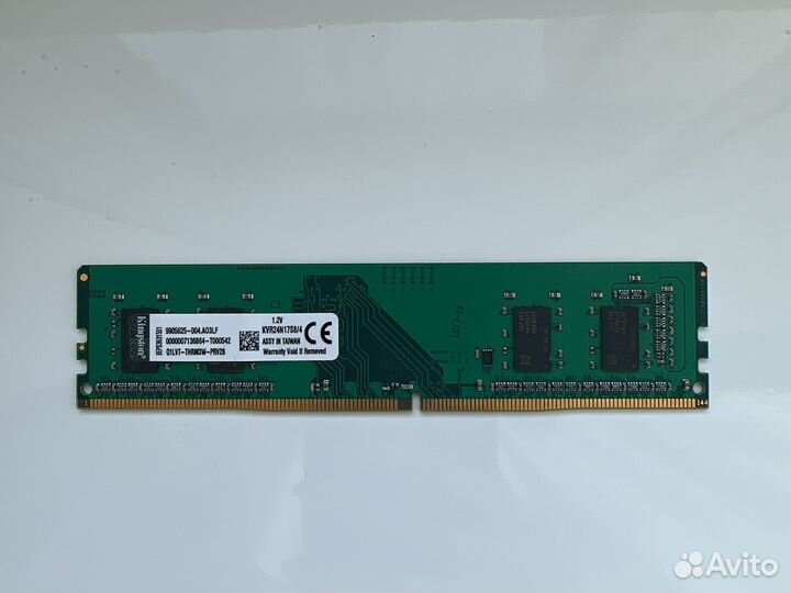 Оперативная память ddr4 2 планки по 4gb