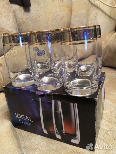 Набор стаканов для воды Bohemia 250 мл