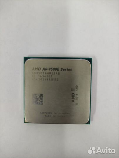 Процессор Процессор AMD A6 9500E, SocketAM4