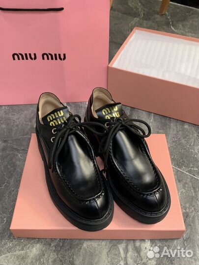 Лоферы туфли Miu Miu