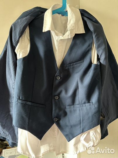 Школьная форма для мальчика 140 синяя