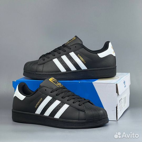 Кроссовки Adidas Superstar All Black