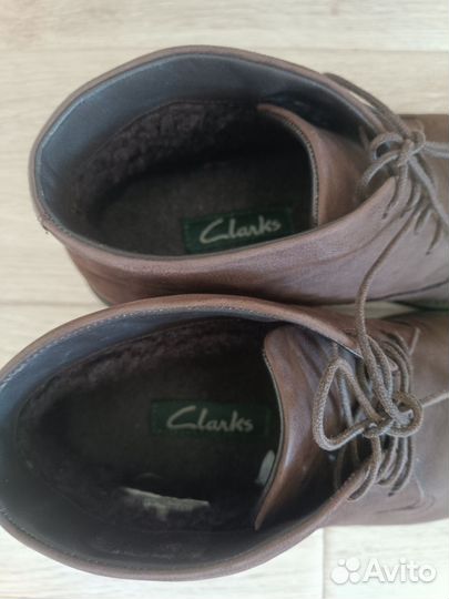 Зимние ботинки Clarks p42