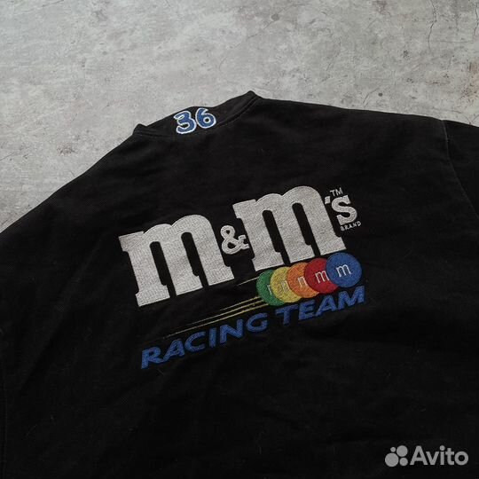 Винтажная куртка Nascar M&M Racing Team