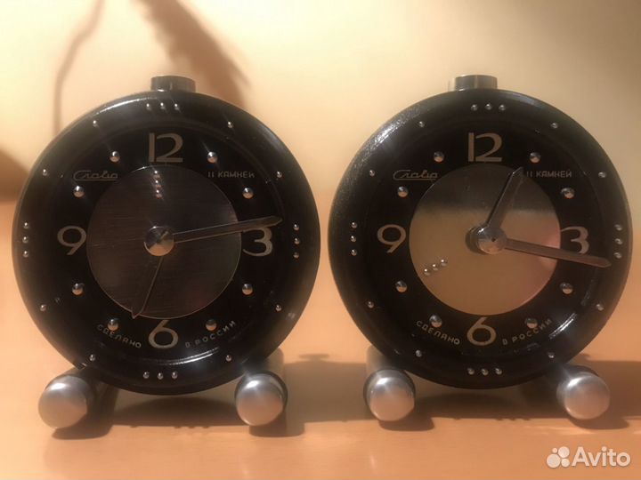 Новые часы-Будильник Слава,сделано в России