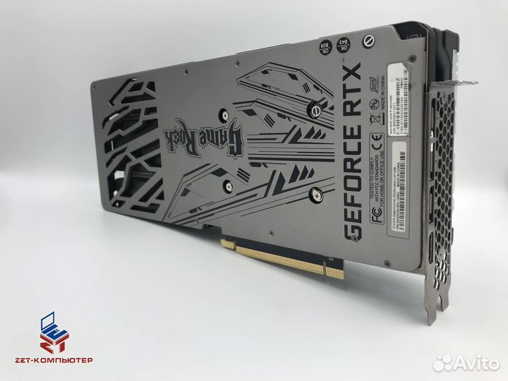 Видеокарта Palit GeForce RTX3070 GameRock гарантия