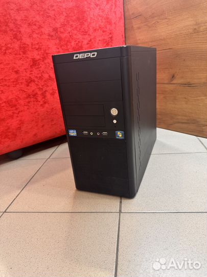 Пк depo 4 ядра Core i3 3220 8 gb озу 500 gb hdd