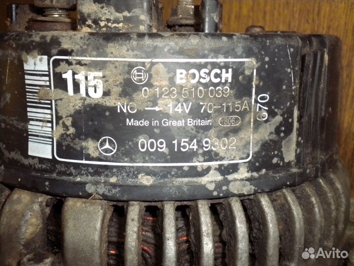 Генератор SsangYong Musso 2.3 бензин