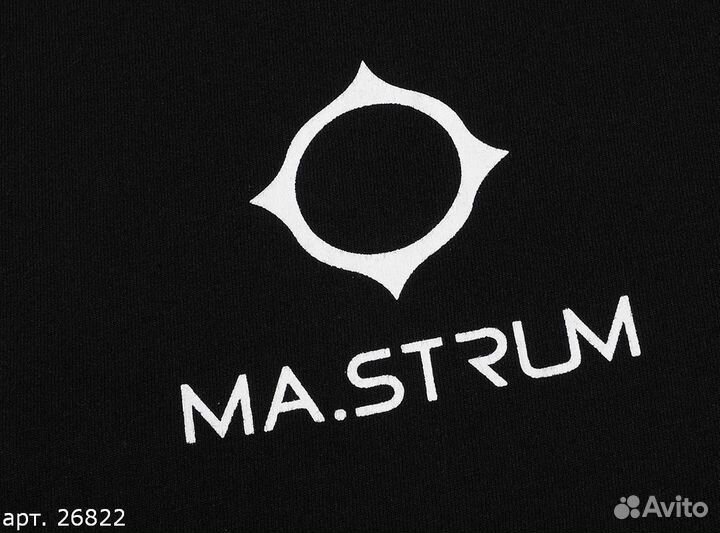 Футболка mastrum big logo Чёрная