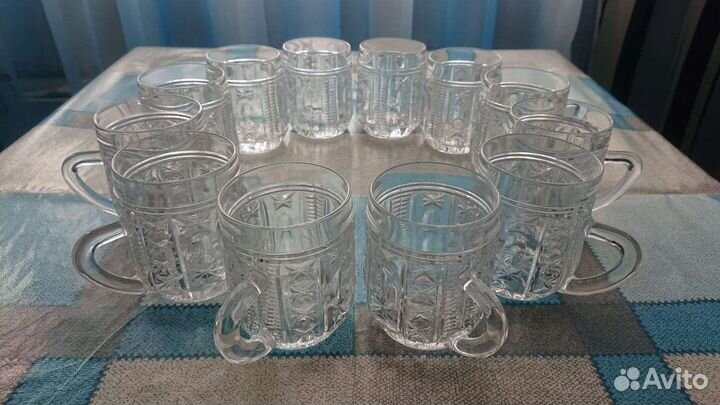 Кружки хрустальные
