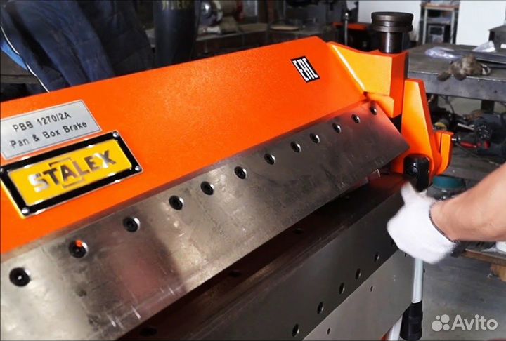 Листогиб сегментный stalex. Станок листогибочный