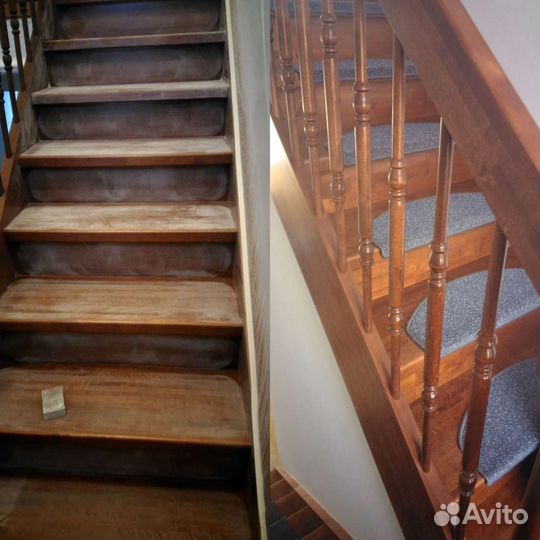 Реставрация лестницы деревянной