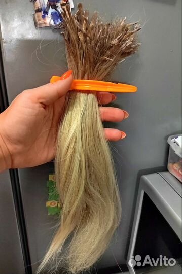 Волосы для наращивания блонд