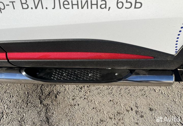 Chery Omoda C5 2022 Порог труба с проступью