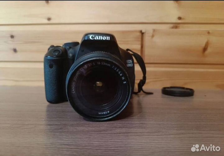 Зеркальный фотоаппарат canon eos 600d kit 18 55mm