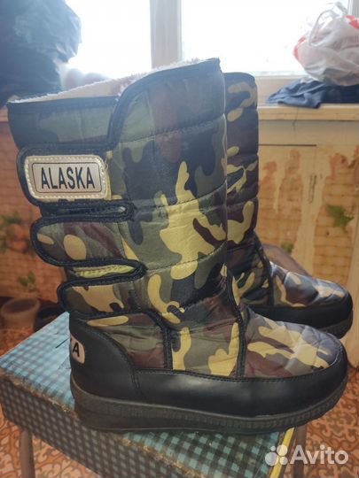 Сапоги мужские зимние дутики