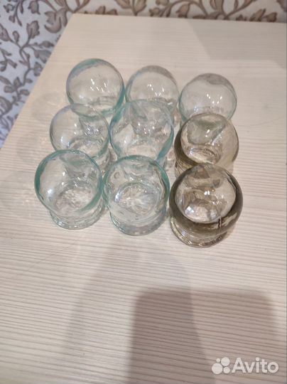 Банки медицинские стеклянные огневые