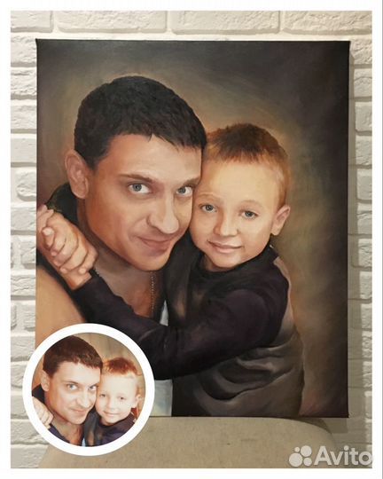 Портрет маслом. Заказать портрет по фото