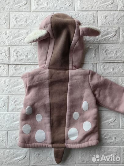 Пальто на девочку демисезонное 80 см
