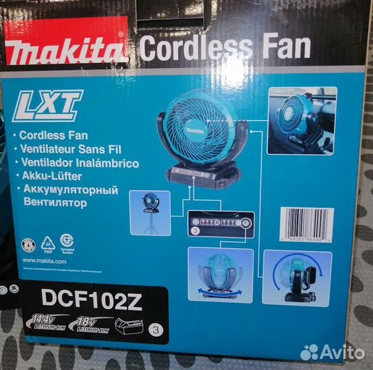 Вентилятор Makita DCF102Z, новый, оригинал