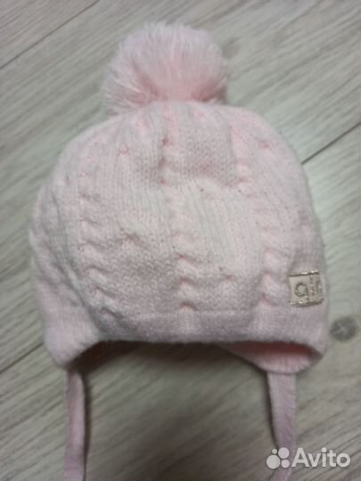 Шапка для новорожденного зима