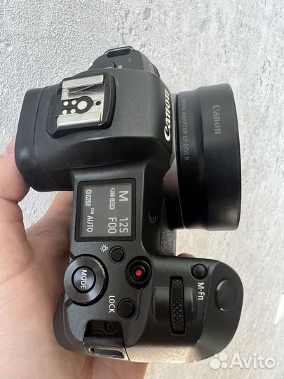 Adapter canon EF-EOS R + обьектив ef 50