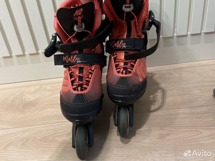 Детские ролики K2, р.32-37, шлем и защита