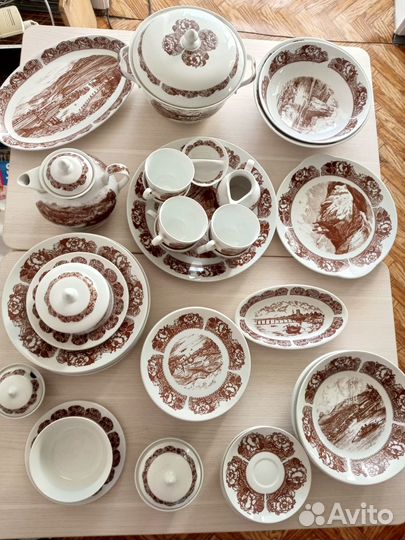 Набор посуды bohemia.1970 год.Чехословакия